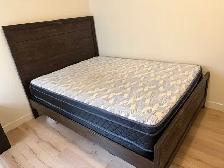 Queen Bed with Frame and Mattress - Photo 2