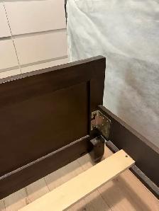 Queen Bed with Frame and Mattress - Photo 7