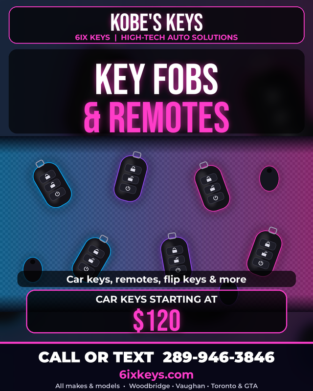 Key Fobs, Remotes & Flip Keys - Kobe Keys