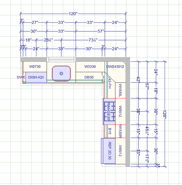 10 x10 ft kitchen cabinet & countertop, Contact for free consult
