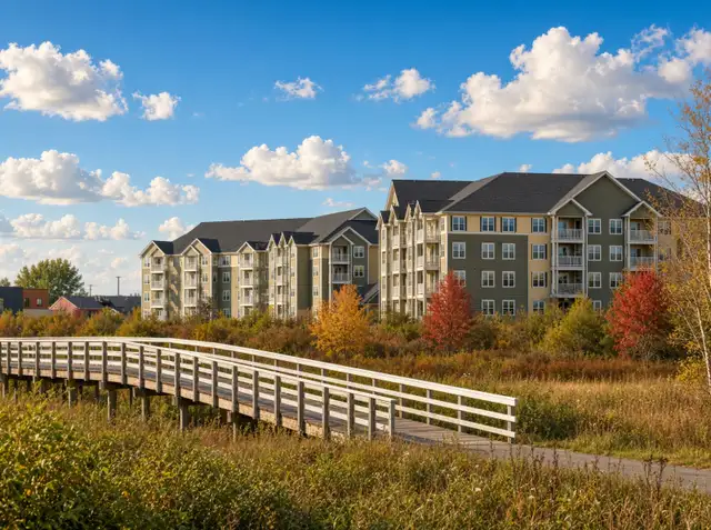 Spacious 2 Bedroom Apartment top floor downtown Dieppe.