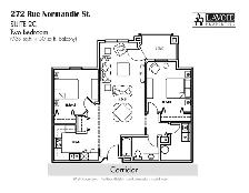 Spacious 2 Bedroom Apartment top floor downtown Dieppe. - Photo 3