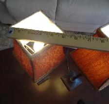 Pair of Antique-Style 22" Thin Bronze  Lamps (  Occupied Japan) - Photo 6