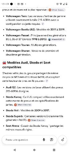 215-60R16x4 pneu hiver Toyo-jante Volkwagen Passat 2017 - Photo 6