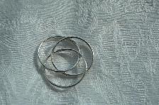 RABAIS ( 3 ) JONCS style Cartier en Argent 925. - Photo 3