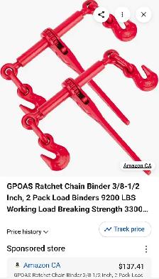 1/2 Inch CHAIN RATCHETING BOOMERS - Photo 4