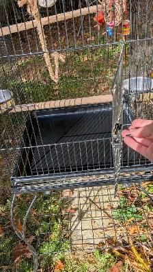 Very good condition bird cage! Cage en très bonne condition! - Photo 4
