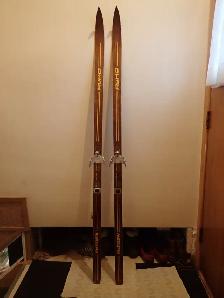 Vintage Ruko Wooden X Country Skis