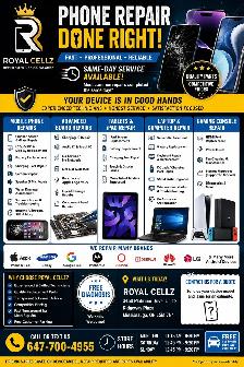 SAMSUNG/ IPHONE/ LG/ GOOGLE/ HUWAEI / IPHONE & TABLET FIX ONSITE