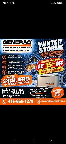generac generator  special
