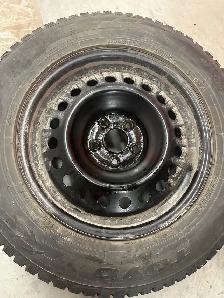 winter tires with rims on already