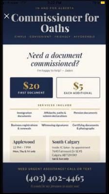 Walk- in Commissioner for oaths In and for AB - Photo 3