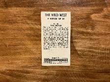 1961 Barratt "THE WILD WEST" THE HORSE Tobacco Card # 16 ! - Photo 2