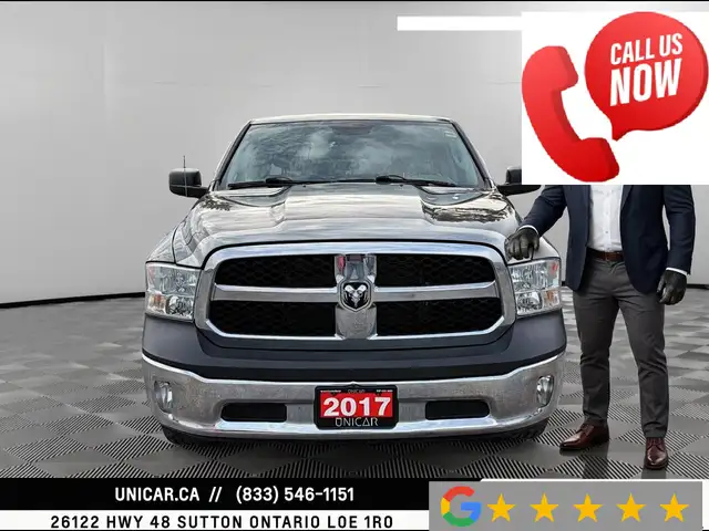 2017 Ram 1500 ST / 5.7L V8 / 4WD / Quad Cab / 6.4’ Box No Accide