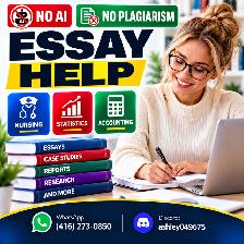 NO PLAGIARISM NO AI ESSAY HELP NURSING, STATISTICS, ACCOUNTING