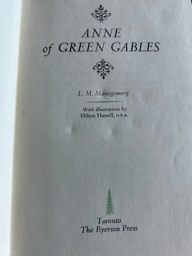 Anne of Green Gables book