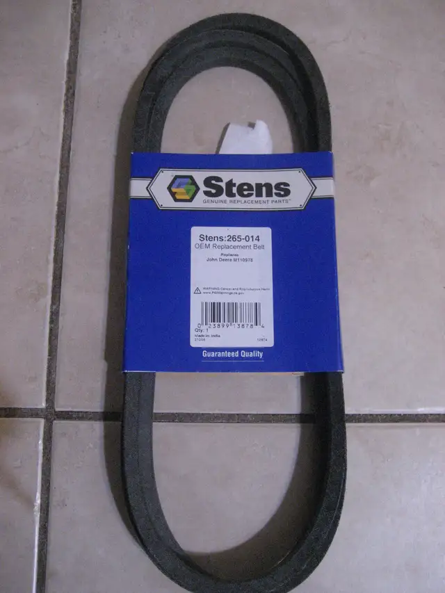 John Deere tractor belt Stens 265-014, OEM # M110978