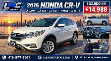 2016 Honda CR-V EX-L AWD-SUNROOF-LEATHER-1 OWNER-CERTIFIED