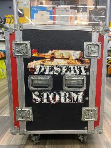 Black & Red Flight Case 16U