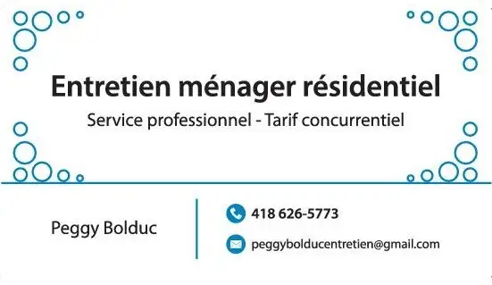 Femme de ménage