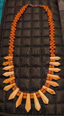 1920's Vintage - Rare - Collectible - Natural Coral Necklace