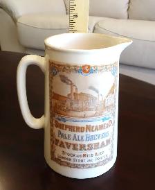 Vintage Shepherd Neame & Co. Ceramic 2-Pint Pitcher - Pristine - Photo 4