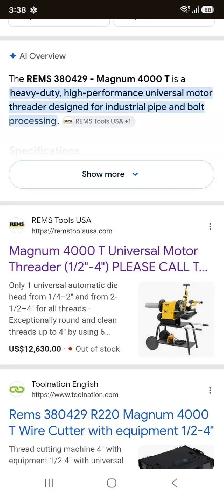 REMS Magnum 4000 T Threader - Photo 6