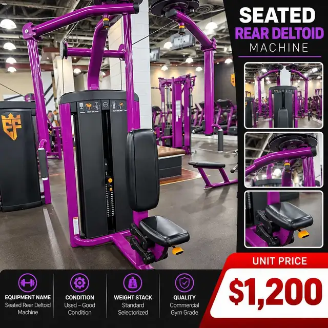 Commercial Seated Rear Deltoid Machine – Gym Equipment