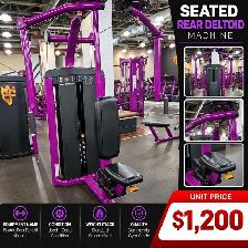 Commercial Seated Rear Deltoid Machine – Gym Equipment