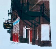 "Massey Hall" Wood Framed Print (Numbered & Signed D. Crighton) - Photo 4