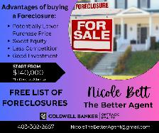 Free List for Foreclosures