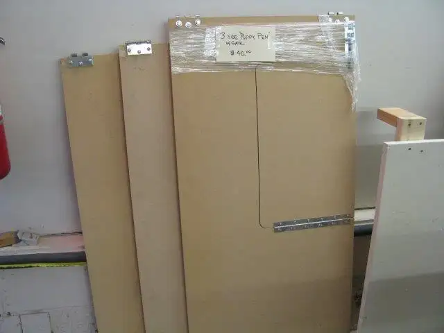 3 sided Puppy Pen