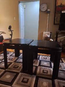 2 FREE BLACK SIDE TABLES MIDLAND