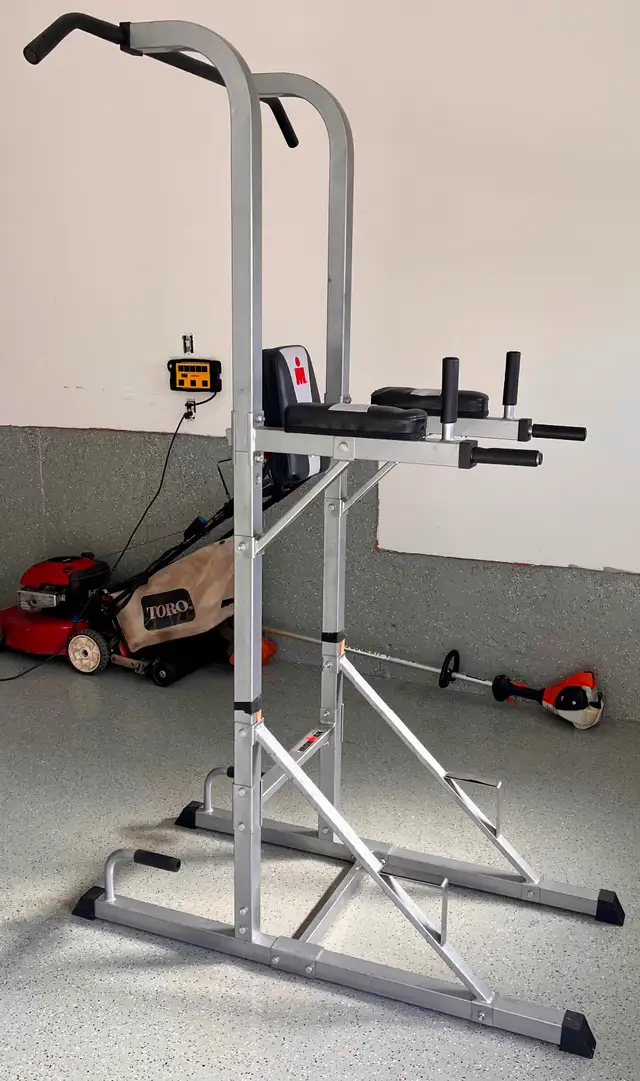 Pull up and leg raise machine