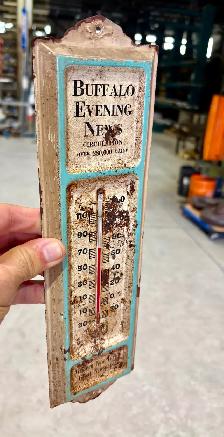 Vintage Advertising Thermometer (Buffalo Evening News Newspaper) - Photo 6