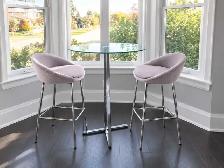 Orren Ellis Table and Chili Bar Stools Set