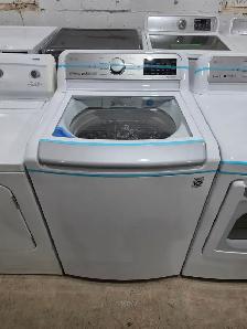 WOW! LG 27' White Top-Load Washer & Front-Load Electric Dryer - Photo 2