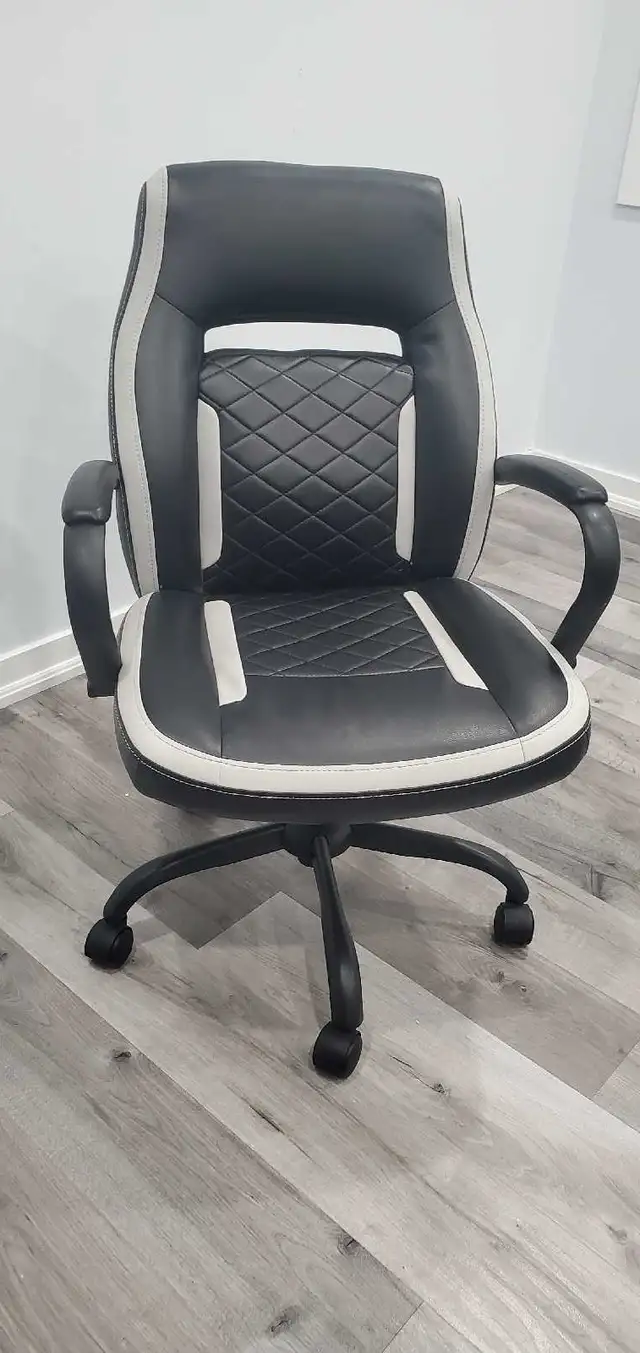 True Innovations Black & White Task Chair