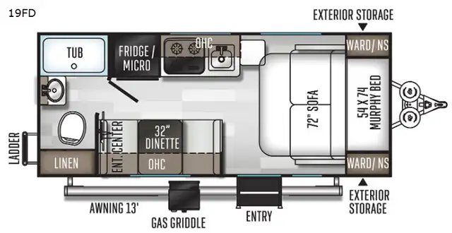 2020 Forest River RV Rockwood GEO Pro 19FD