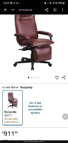 OFM Barrister Executive Reclining Office Chair - Photo 6