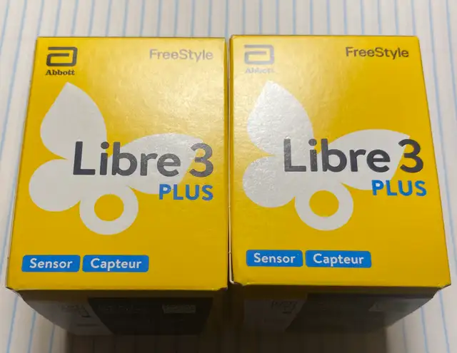 free style libre 3 plus sensor new and sealed long expiry