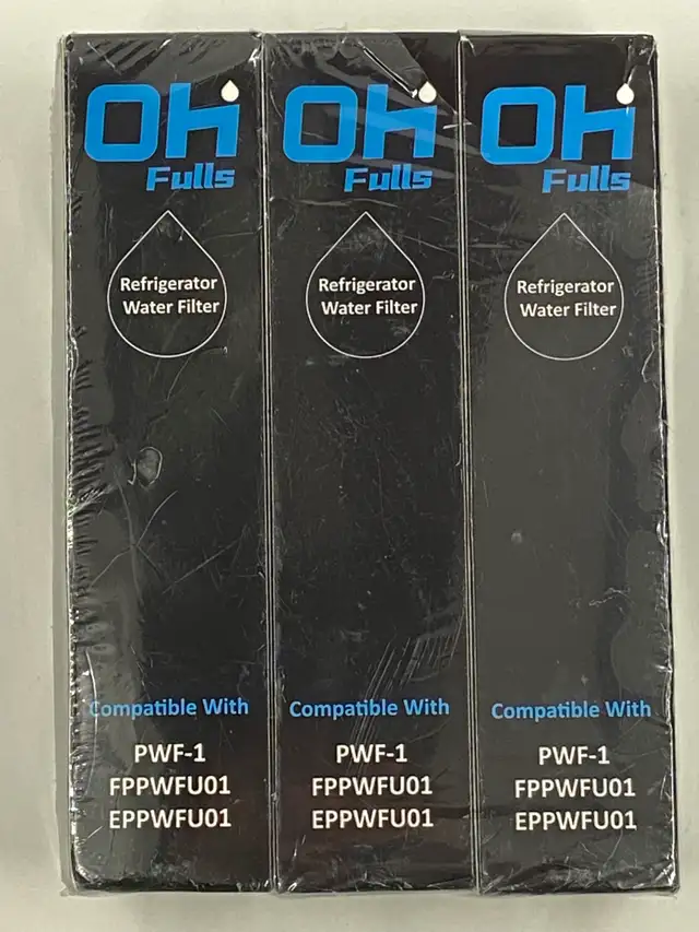 3-Pack Frigidaire Water Filter FPPWFU01 PurePour PWF-1, EPPWFU01