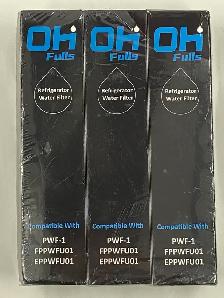 3-Pack Frigidaire Water Filter FPPWFU01 PurePour PWF-1, EPPWFU01