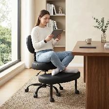 Brand New Ergonomic Cross-Legged Office Chair $79 - Photo 3