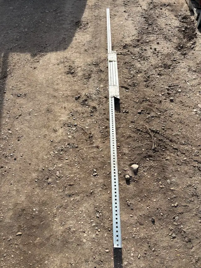 Metal sign base