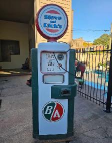 Old vintage gas pump