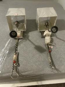 wall mounted duel lamp Stand