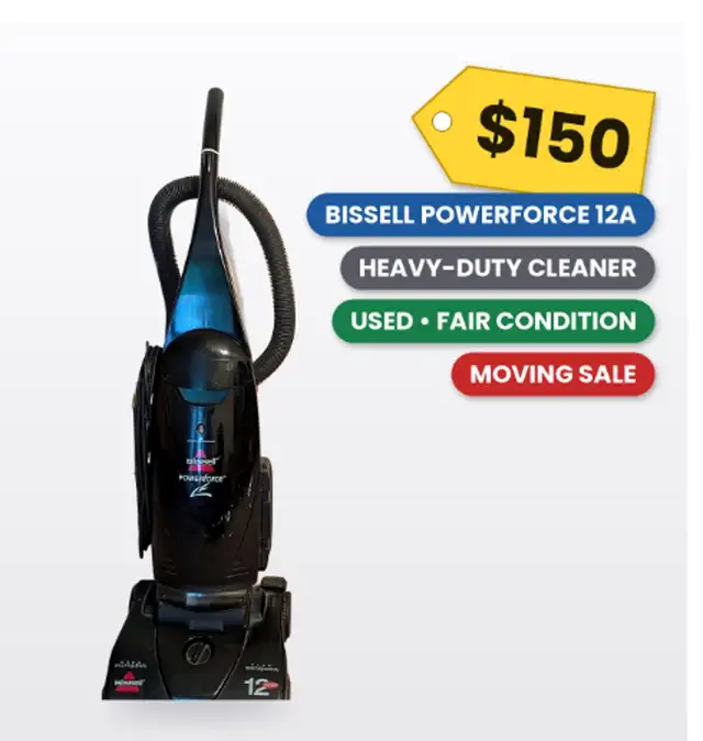 Bissell PowerForce 12A Upright Vacuum - Heavy Duty