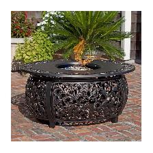 Paramount Cast Aluminum Oval Propane Fire Table Fp-271