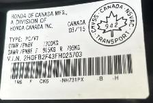 2015 Honda Civic LX 148KM CERTIFIED-WARRANTY - Photo 20